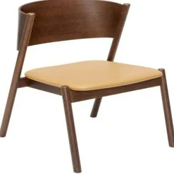 Oblique Loungestol, Mörkbrun