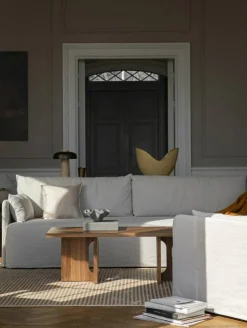 Offset Soffa 3-Sits Avtagbar Klädsel Cotlin, Oat