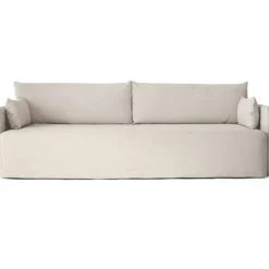 Offset Soffa 3-Sits Avtagbar Klädsel Cotlin, Oat
