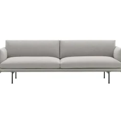 Outline Soffa 3-Sits, Svart Aluminium / Clay 12