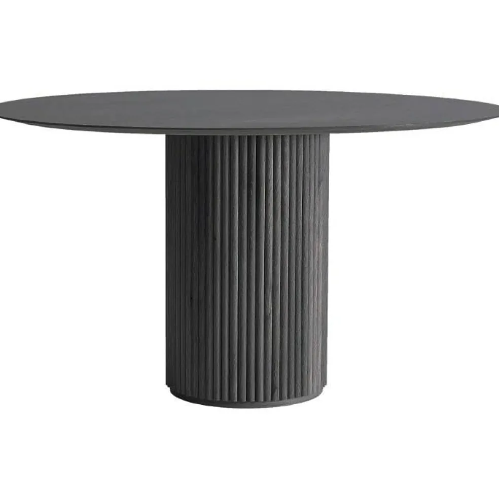 Palais Royal Bord 130 cm, Mörkgråbetsad Ask