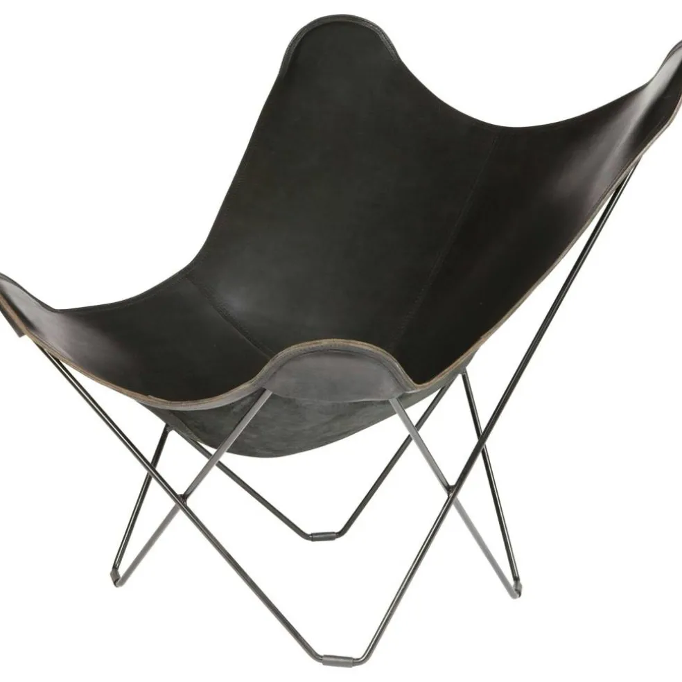 Pampa Mariposa Butterfly Chair, Black/Black