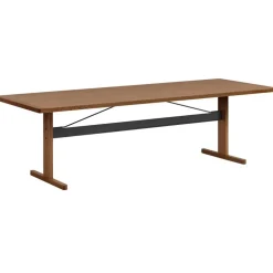 Passerelle Bord 95x260 cm, Lackad Valnöt / Svart