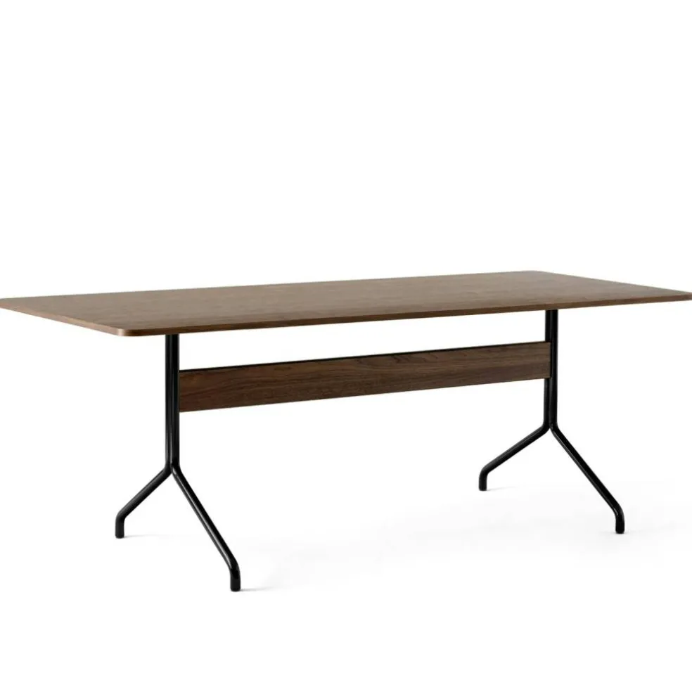 Pavilion AV19 Matbord 200x90 cm, Valnöt/Svart