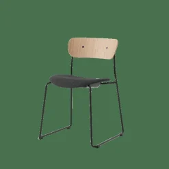Pavilion AV52 Matstol Polstrad Sits Svart/Re-Wool