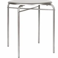 Petit Rond Bord Rostfritt Stål, Ø90 cm