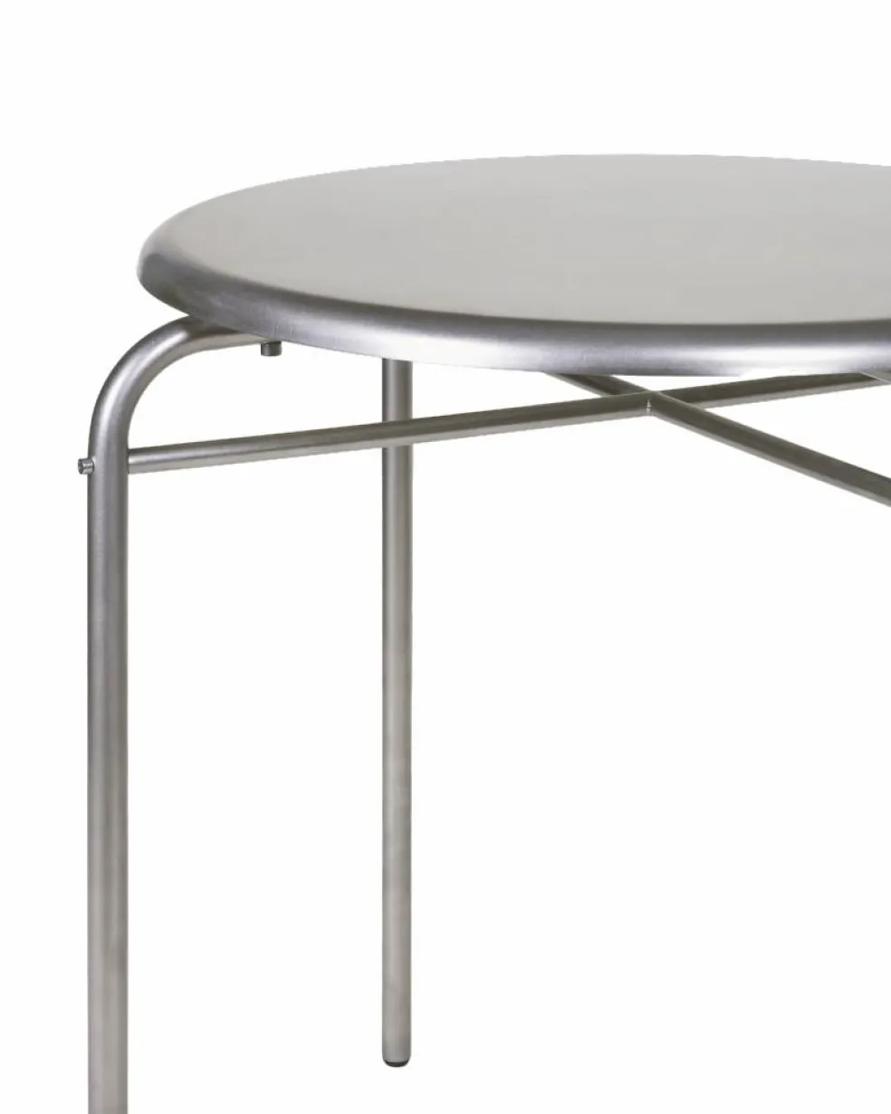 Petit Rond Bord Rostfritt Stål, Ø65 cm