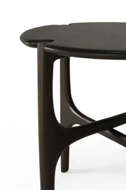 PI Sidobord Ø47 cm, Mahogny
