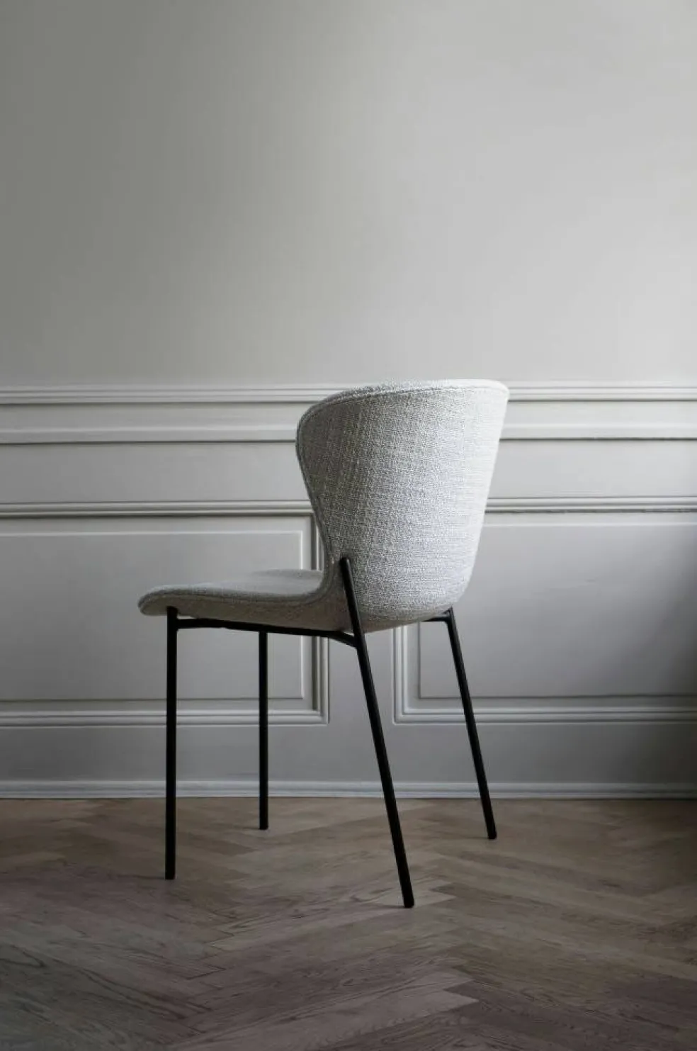 Pipe Stol, Liquorice Loop / Svart Stål