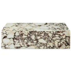 Plinth Low Soffbord 100x60 cm, Calacatta Viola Marmor