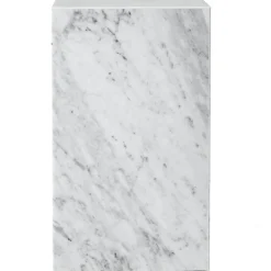 Plinth Tall Sidobord 51x30 cm, Carrara Marmor