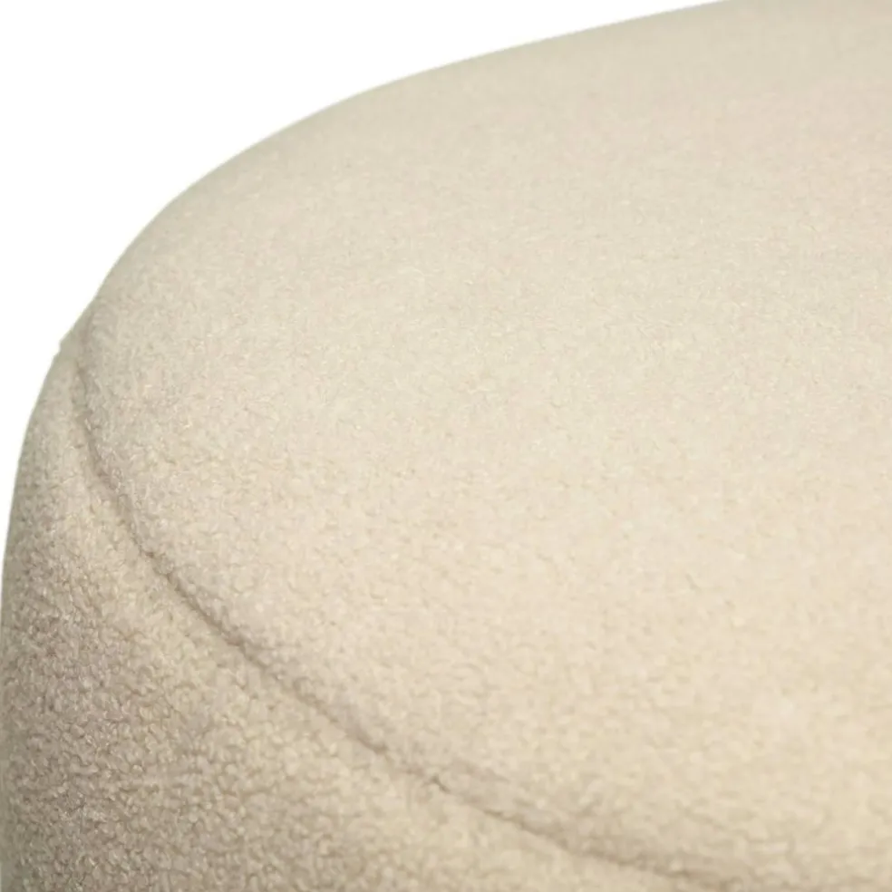 Point Large Sherp Sittpuff, Ecru
