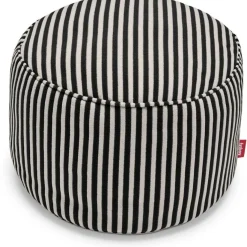Point Terry Sittpuff, Svart / Creme
