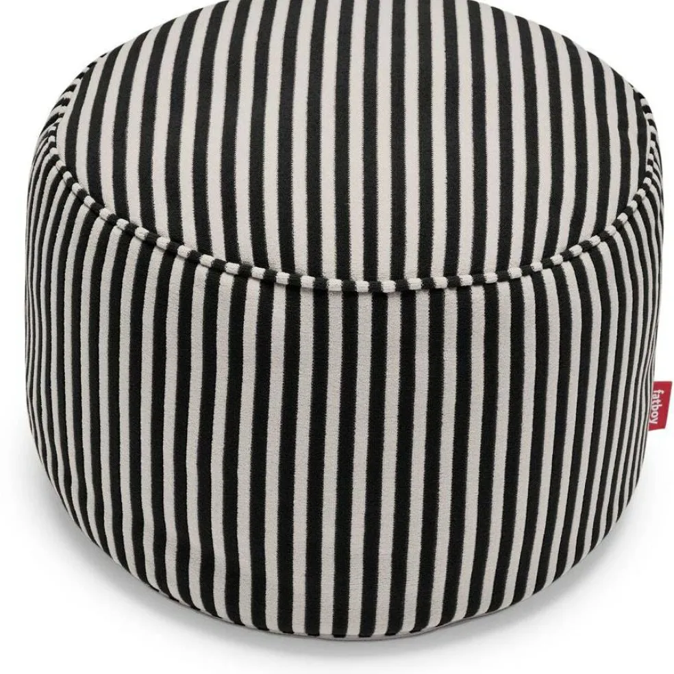 Point Terry Sittpuff, Svart / Creme