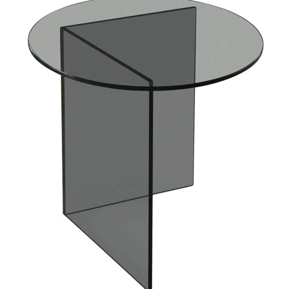 Pond Sidobord Ø45 cm, Grey Smoke