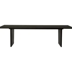 Private Matbord 260 cm, Svartbetsad Ask