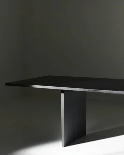 Private Matbord 260 cm, Svartbetsad Ask