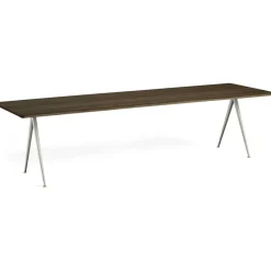 Pyramid 02 Matbord 85x300 cm, Beige / Rökt Ek