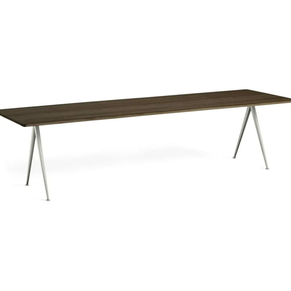 Pyramid 02 Matbord 85x300 cm, Beige / Rökt Ek