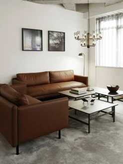 Rar 3-Sitssoffa, Leather Cognac