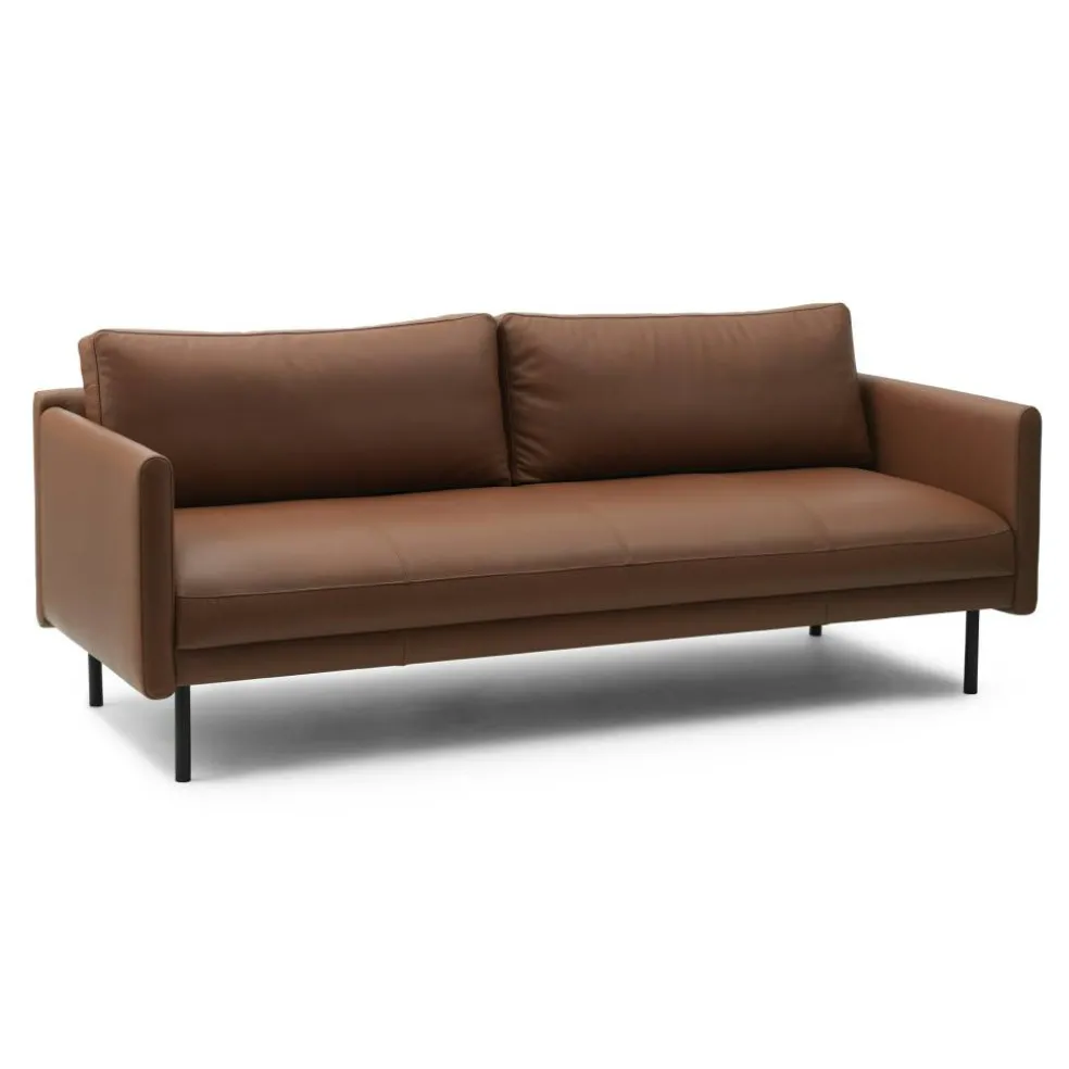 Rar 3-Sitssoffa, Leather Cognac