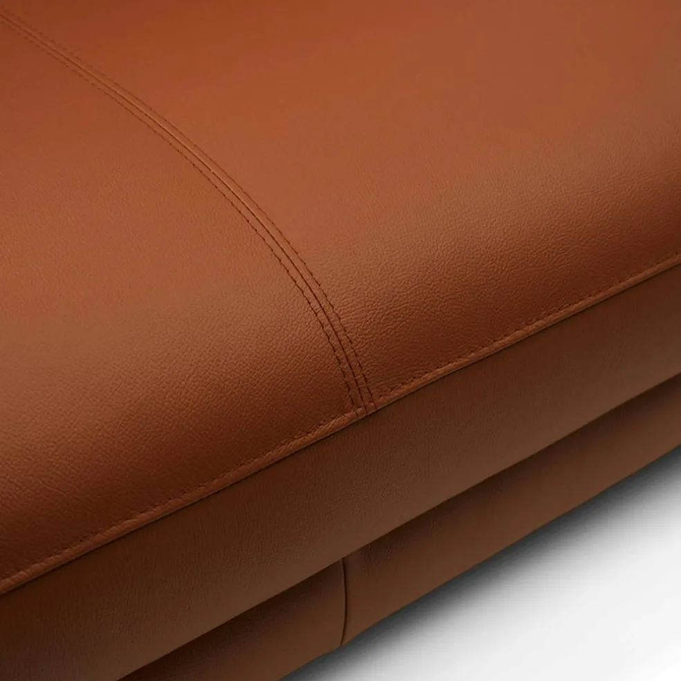 Rar 3-Sitssoffa, Leather Cognac
