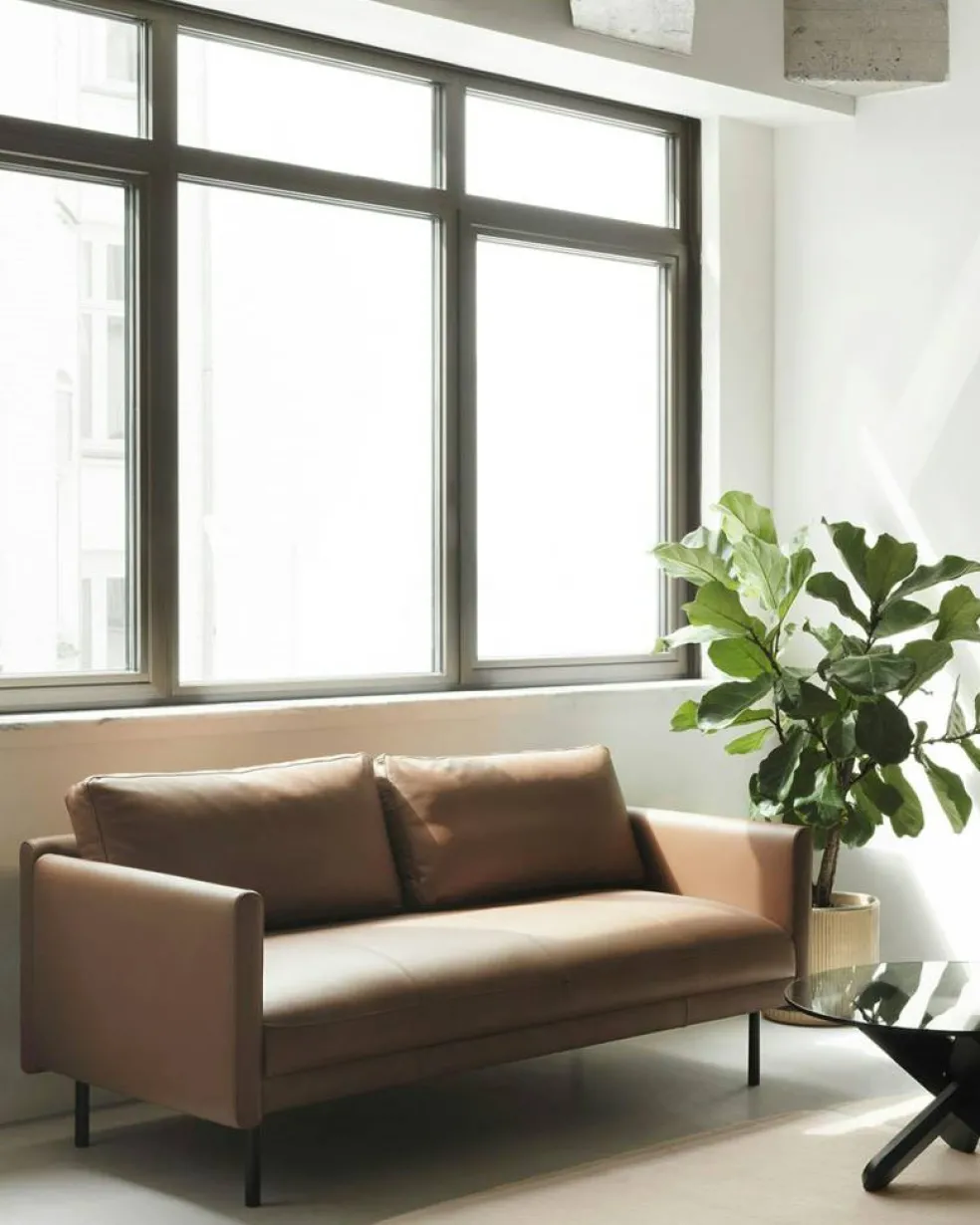 Rar 3-Sitssoffa, Leather Cognac