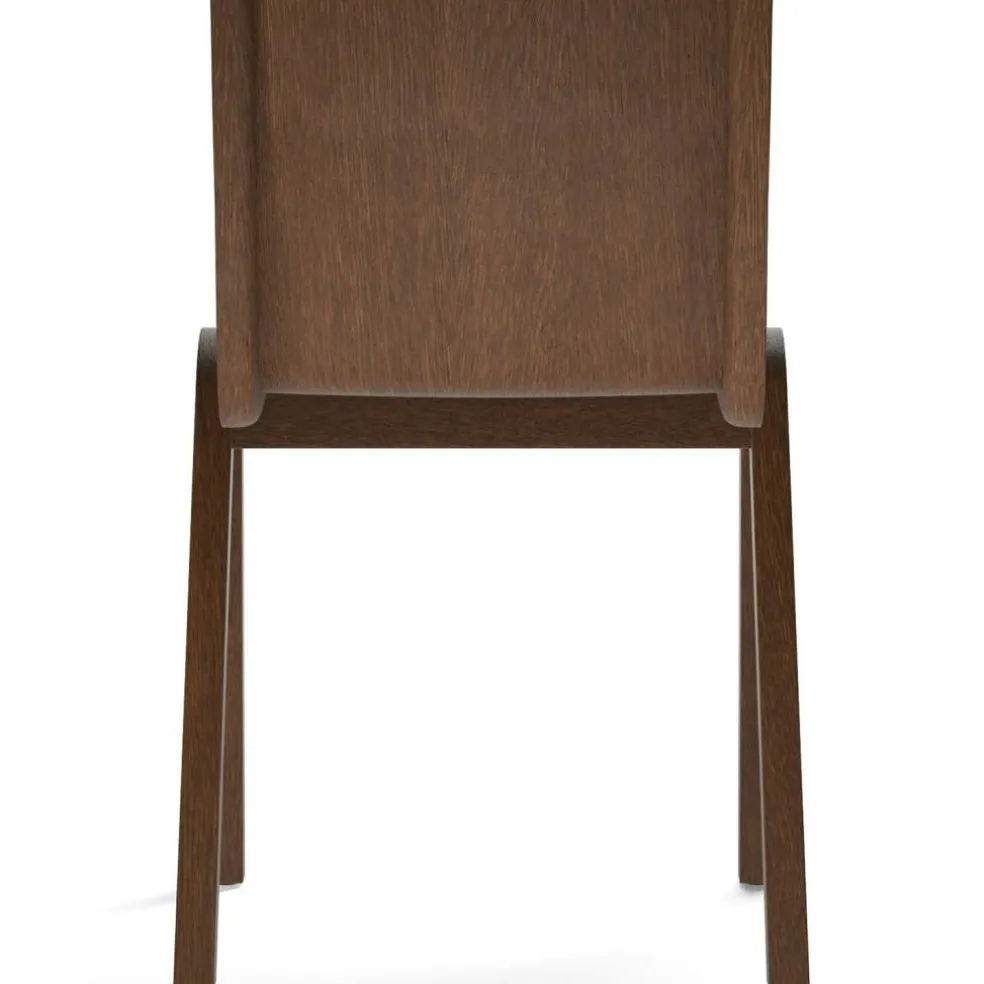 Ready Stol, Klädd Framsida, Mörkbetsad Ek / Bouclé 02