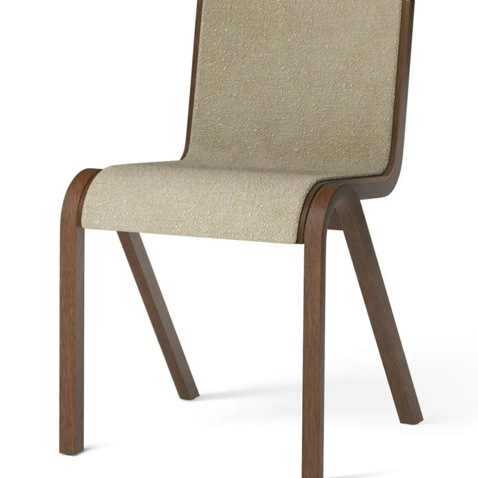 Ready Stol, Klädd Framsida, Mörkbetsad Ek / Bouclé 02