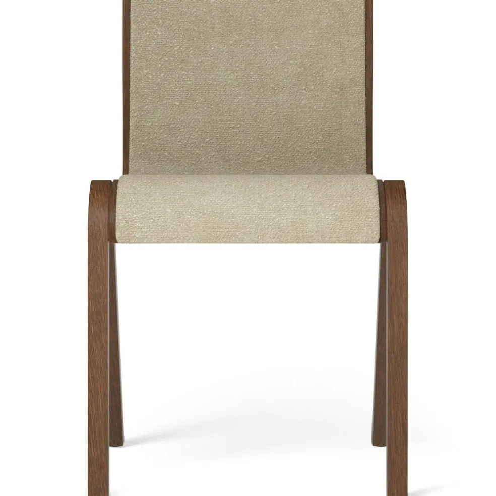 Ready Stol, Klädd Framsida, Mörkbetsad Ek / Bouclé 02