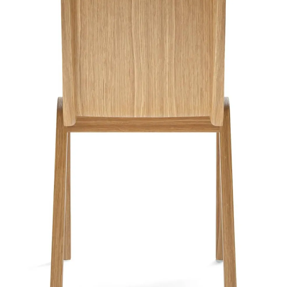 Ready Stol, Klädd Framsida, Mörkbetsad Ek / Bouclé 02