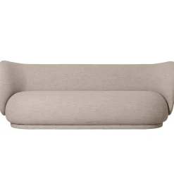 Rico Boucle 3-Sitssoffa, Sand