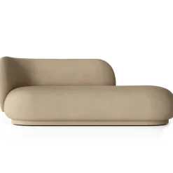 Rico Brushed Divan Vänster, Sand