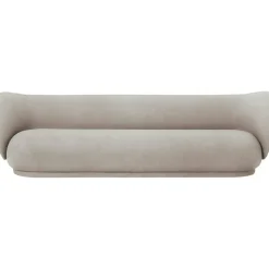 Rico Brushed 4-Sitssoffa, Sand