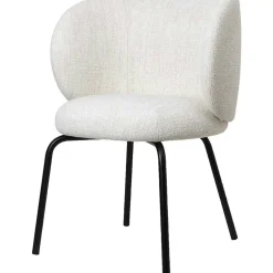 Rico Dining Bouclé Stol, Off-white