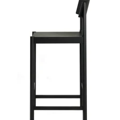 Rod Barstol 65 cm, Svartbetsad Ask