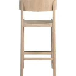 Rod Barstol 65 cm, Vit Vaxoljad Ek