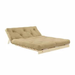 Roots 140 Bäddsoffa Med Madrass, Raw / Wheat Beige