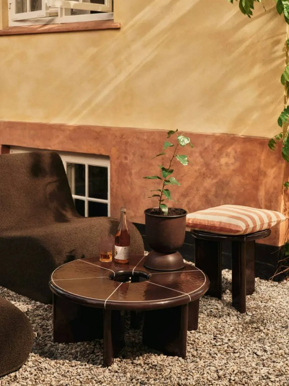 Rouli Center Modulsoffa, Kastanj