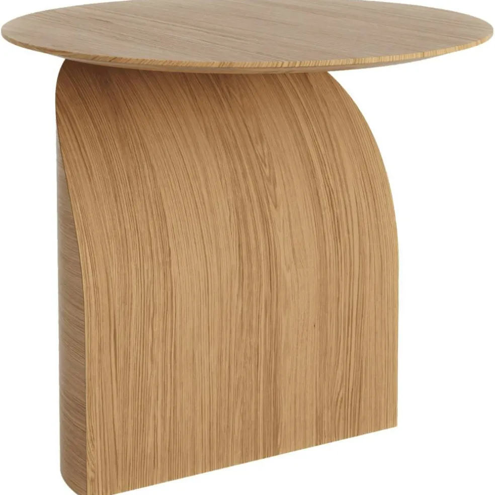 Savoa Soffbord Ø84 cm, Oljad Ek