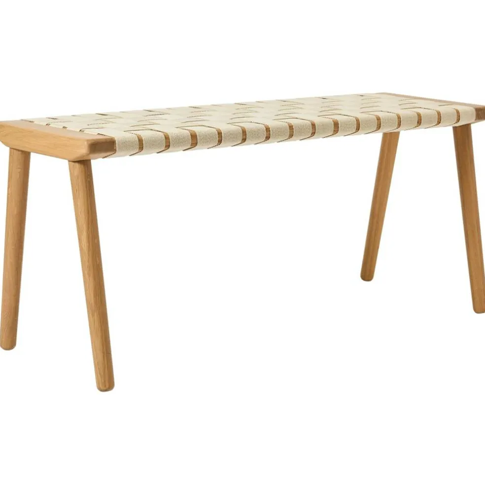 Seat Bänk, Vitpigmenterad Ek