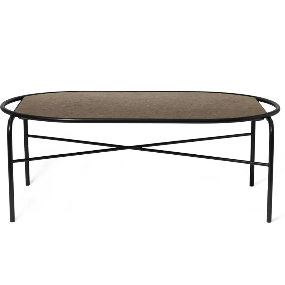 Secant Soffbord Ovalt, Antique Brown