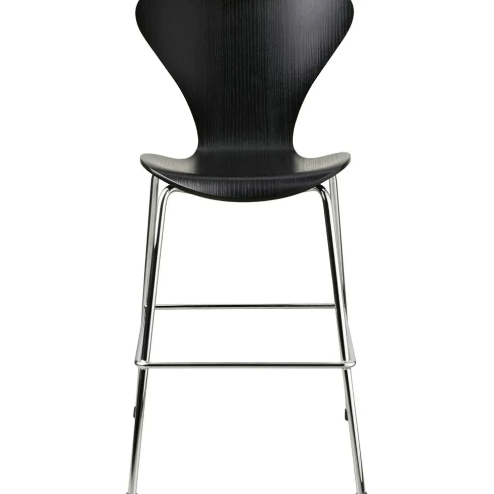 Series 7 Juniorstol, Svart / Krom