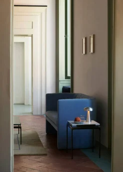 Sett LN11 Sidobord 40x40 cm, Bianco Carrera