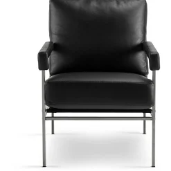Seventy Five Fåtölj Läder, Svart / Svart Canvas