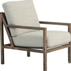 Seventy Five Wood Fåtölj, Rökt Ek / Bouclé Sand