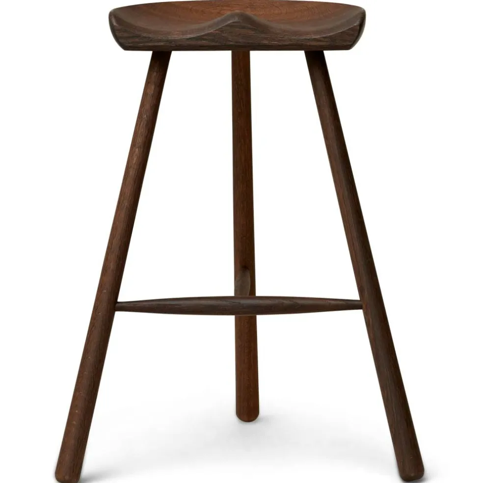 Shoemaker No. 68 Barpall 65 cm, Rökt Ek
