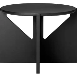 Simple Soffbord 52 cm, Svartlackerad Ek