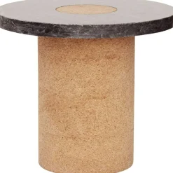 Sintra Bord Svart Marmor, Ø 39 cm