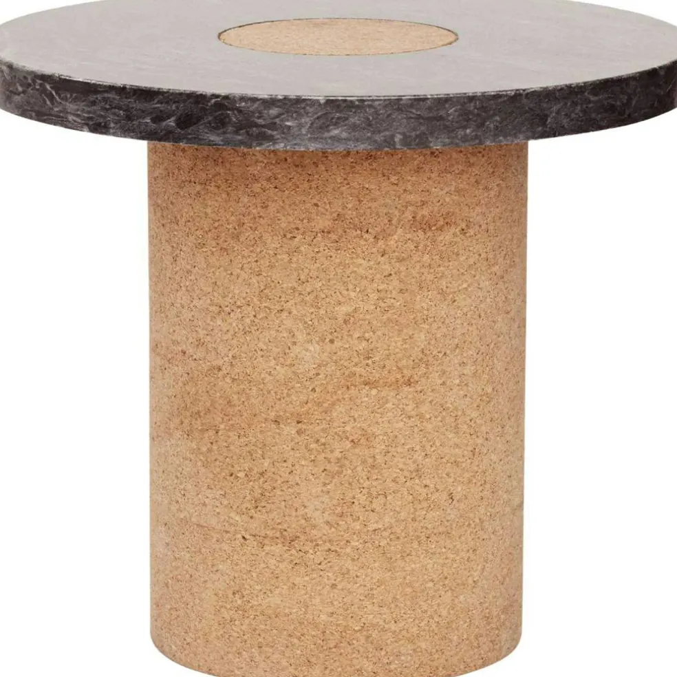 Sintra Bord Svart Marmor, Ø 39 cm